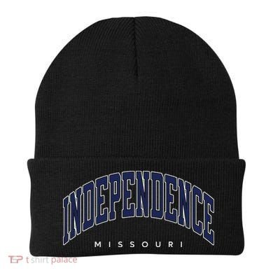 Independence Missouri Mo Varsity Style Beanie