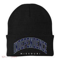 Independence Missouri Mo Varsity Style Beanie thumb 0
