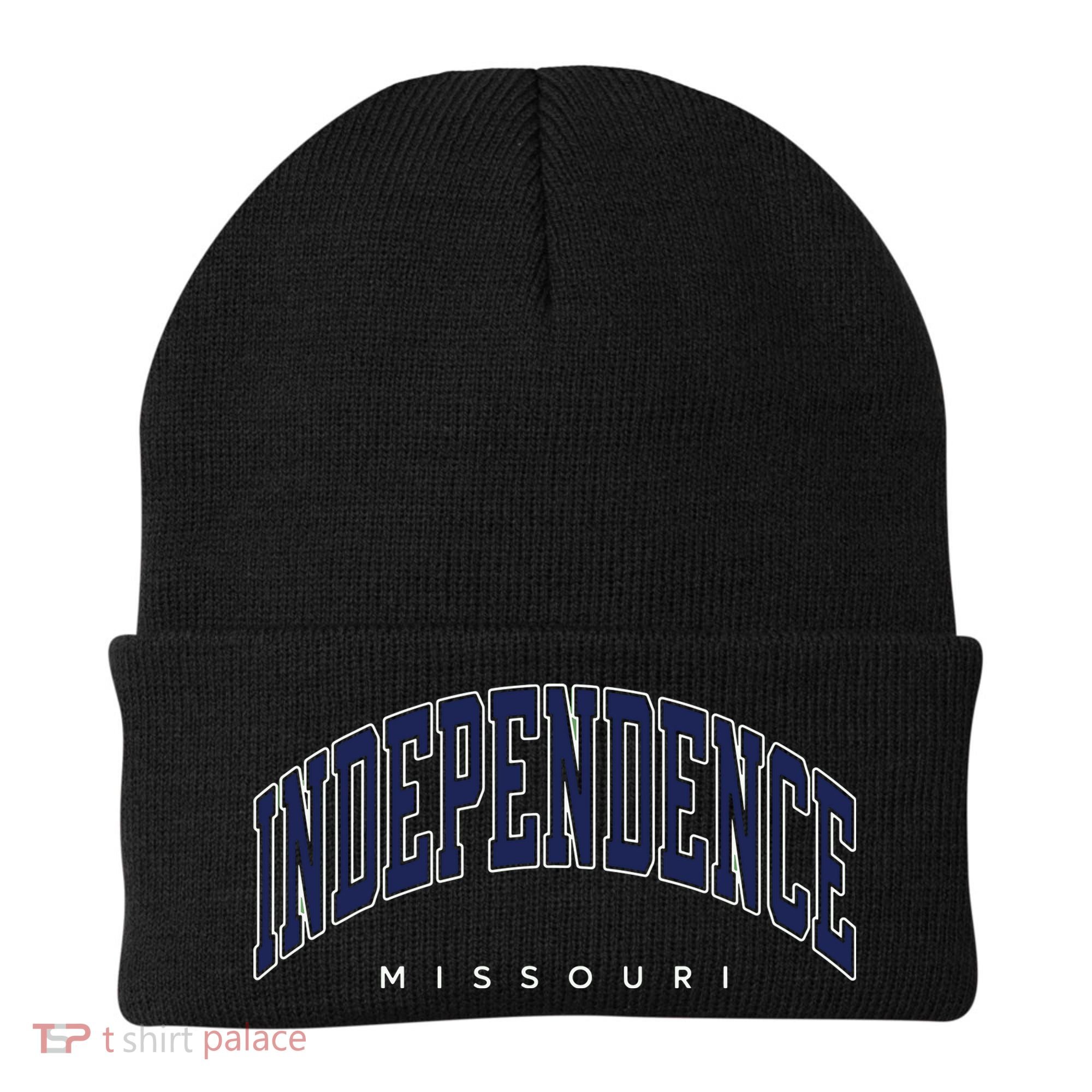 Independence Missouri Mo Varsity Style Beanie
