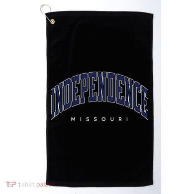 Independence Missouri Mo Varsity Style Golf Towel