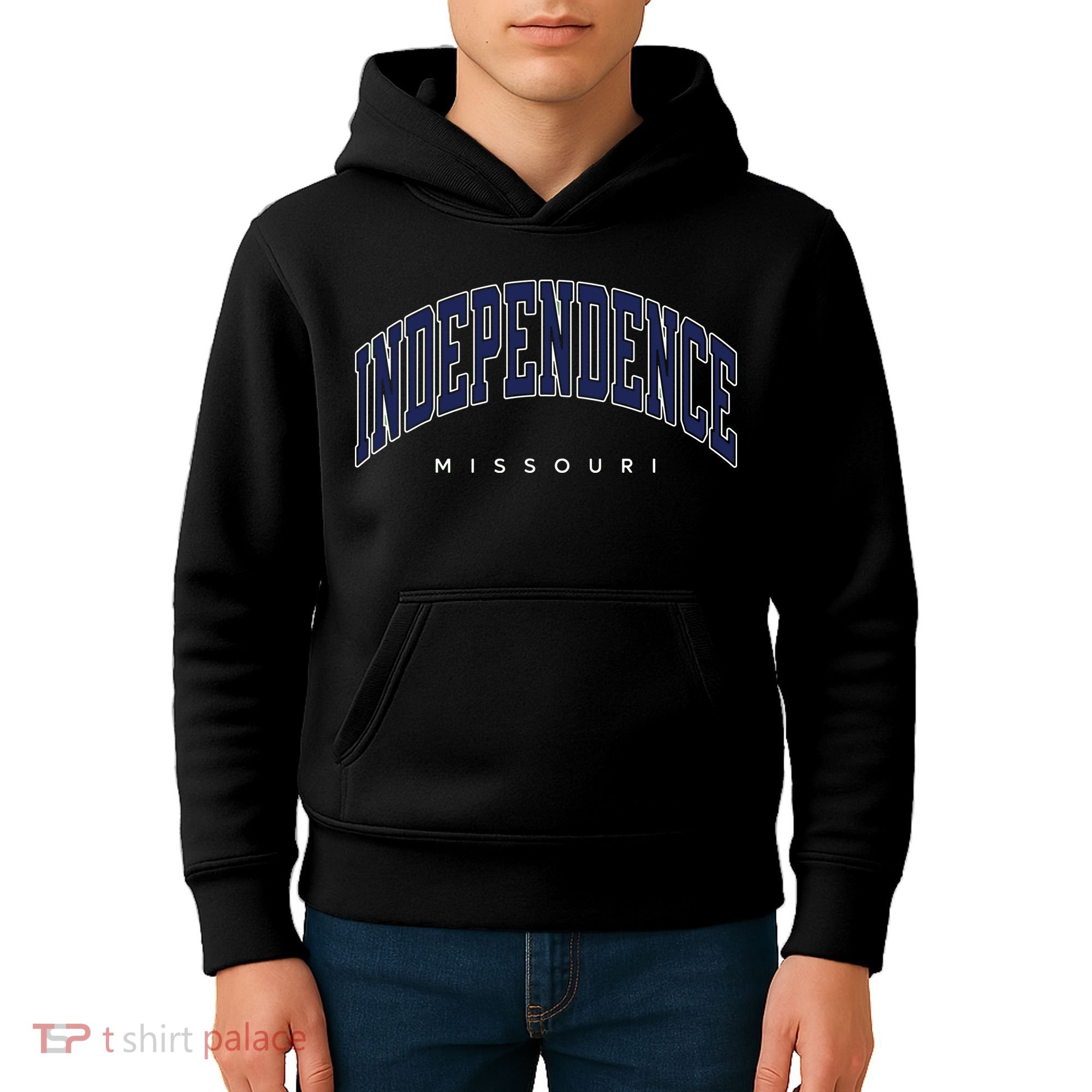 Independence Missouri Mo Varsity Style Kids Hoodie