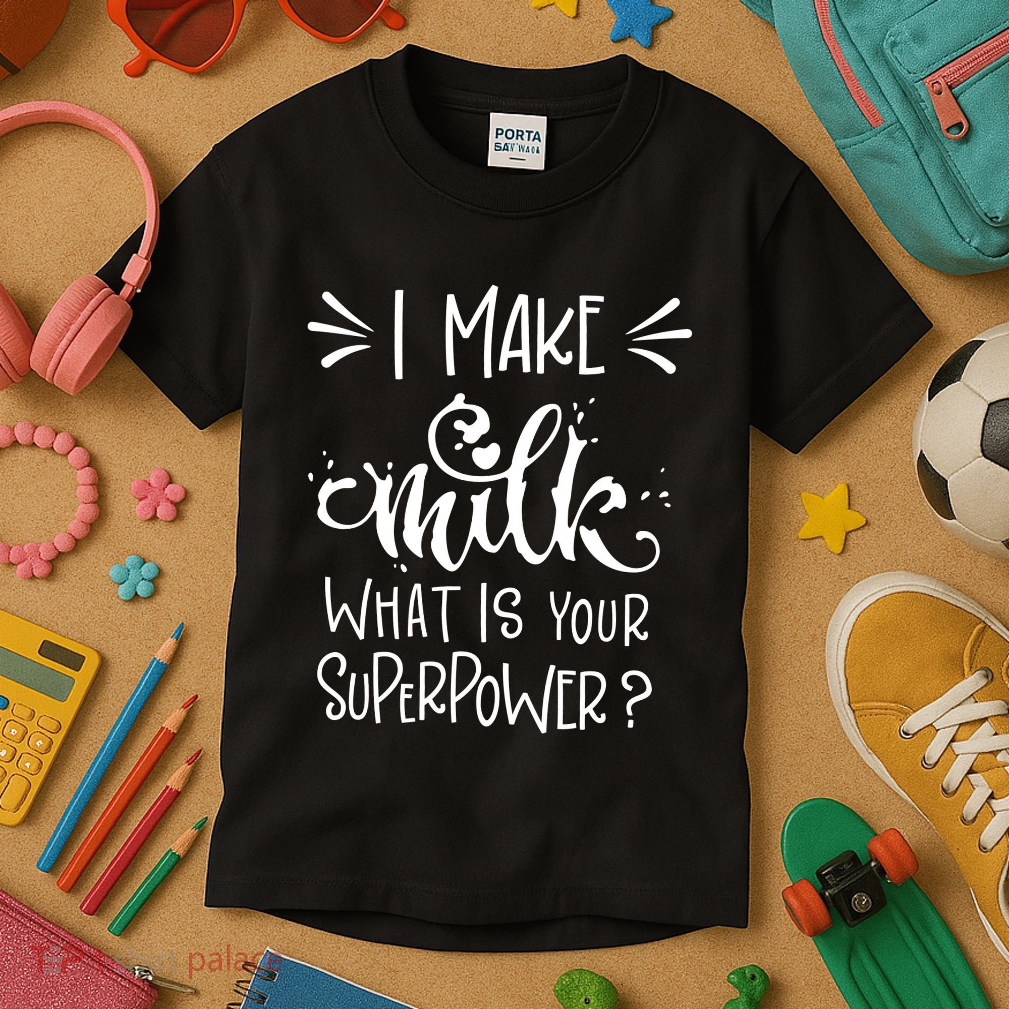 I Make Milk What Is Your Superpower? Kids T-Shirt
