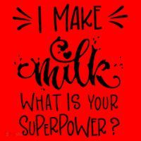 I Make Milk What Is Your Superpower? Santa Hat thumb 1
