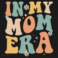 In My Mom Era Lover Groovy Retro Mom Funny Mothers Day Women's Hoodie thumb 2