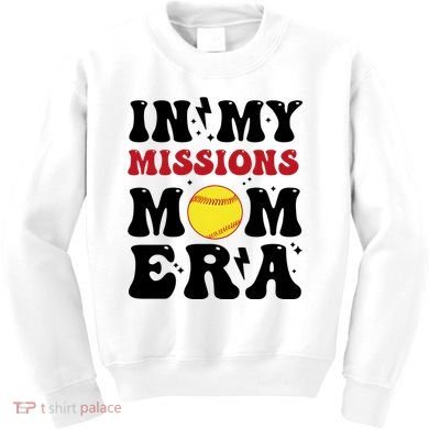 In My Missions Mom Era Kids Sweatshirt