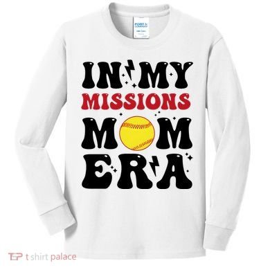 In My Missions Mom Era Kids Long Sleeve Shirt