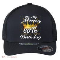 It's My Mom's 60th Birthday Mother's 60th Birthday Crown Flexfit Unipanel Trucker Cap thumb 0