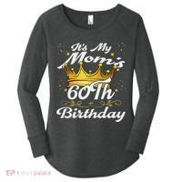 It's My Mom's 60th Birthday Mother's 60th Birthday Crown Women's Perfect Tri Tunic Long Sleeve Shirt thumb 0