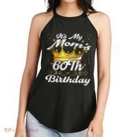 It's My Mom's 60th Birthday Mother's 60th Birthday Crown Women's Perfect Tri Rocker Tank thumb 2