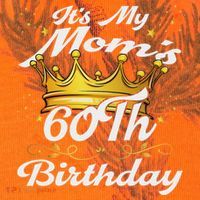 It's My Mom's 60th Birthday Mother's 60th Birthday Crown Kati Licensed 12" Camo Cuffed Beanie thumb 2