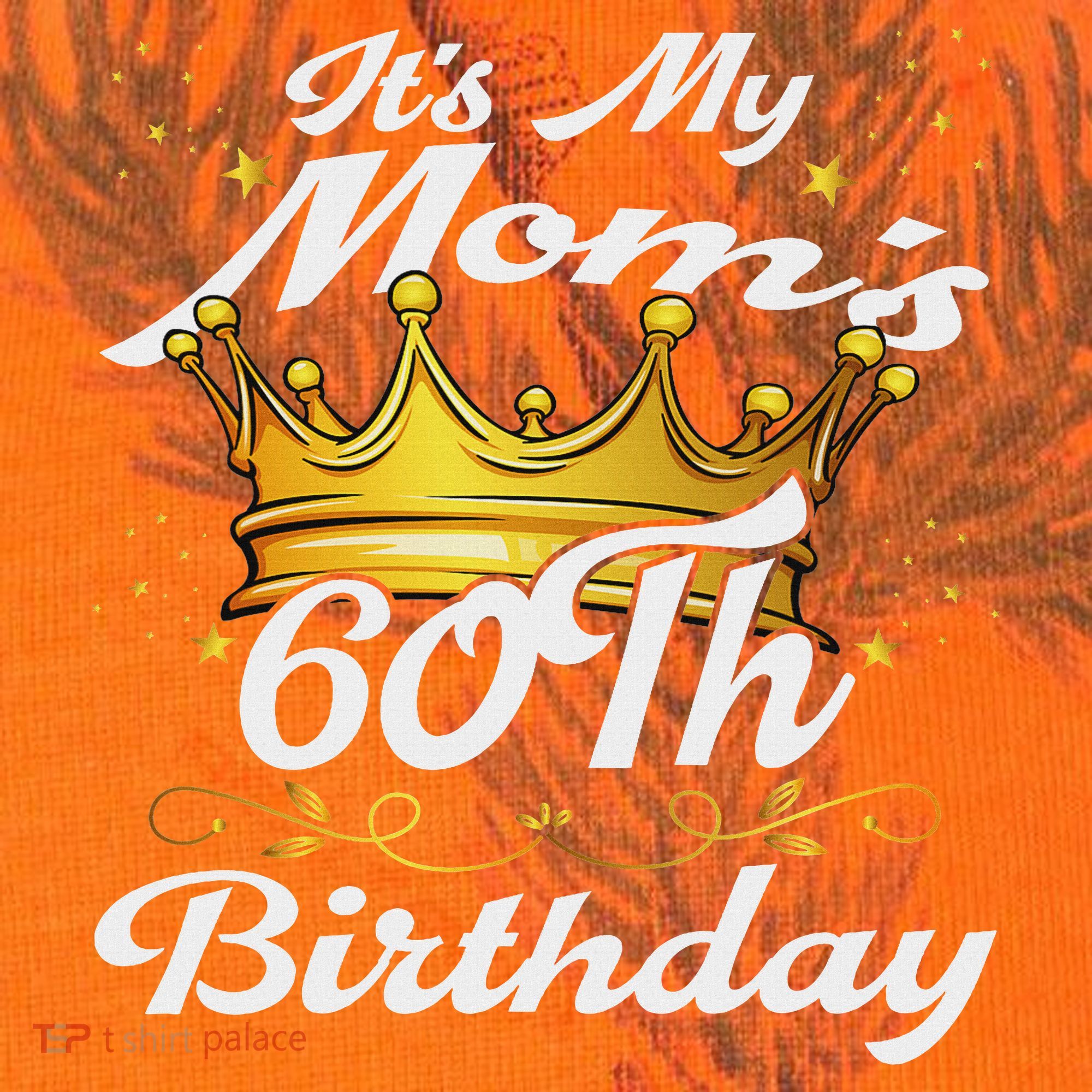 It's My Mom's 60th Birthday Mother's 60th Birthday Crown Kati Licensed 12" Camo Cuffed Beanie