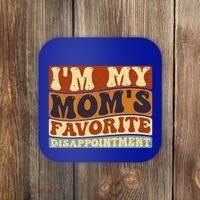 IM My MomS Favorite Disappointt Son Daughter Gift Coaster thumb 0