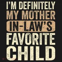 I'm My Mother In Law's Favorite Child Funny Women's Tank Top thumb 5