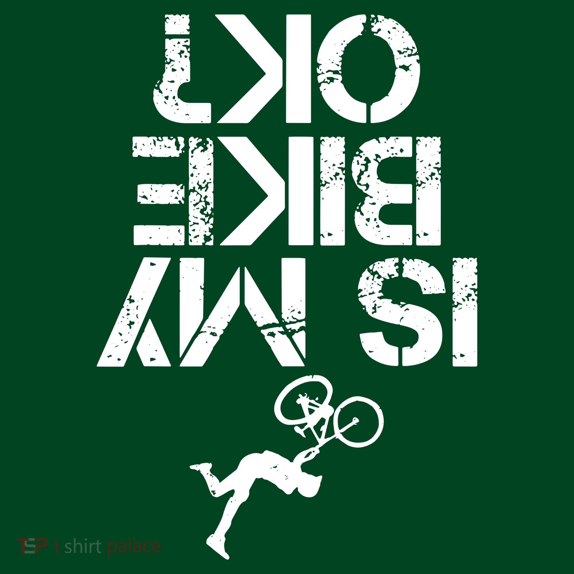 Is My Mountain Bike OK Funny Mountain Biking Biker Gift Coaster