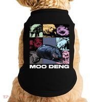 In My Moo Deng Era Funny Cute Baby Hippo Doggie Tank thumb 0