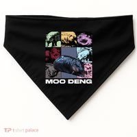 In My Moo Deng Era Funny Cute Baby Hippo USA-Made Doggie Bandana thumb 0