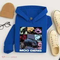 In My Moo Deng Era Funny Cute Baby Hippo Hoodie thumb 4