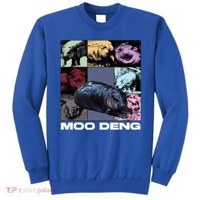 In My Moo Deng Era Funny Cute Baby Hippo Sweatshirt