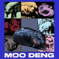 In My Moo Deng Era Funny Cute Baby Hippo Sweatshirt thumb 3