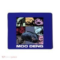 In My Moo Deng Era Funny Cute Baby Hippo Mousepad thumb 0