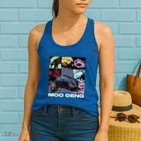 In My Moo Deng Era Funny Cute Baby Hippo Women's Tank Top thumb 2