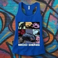 In My Moo Deng Era Funny Cute Baby Hippo Women's Tank Top thumb 3