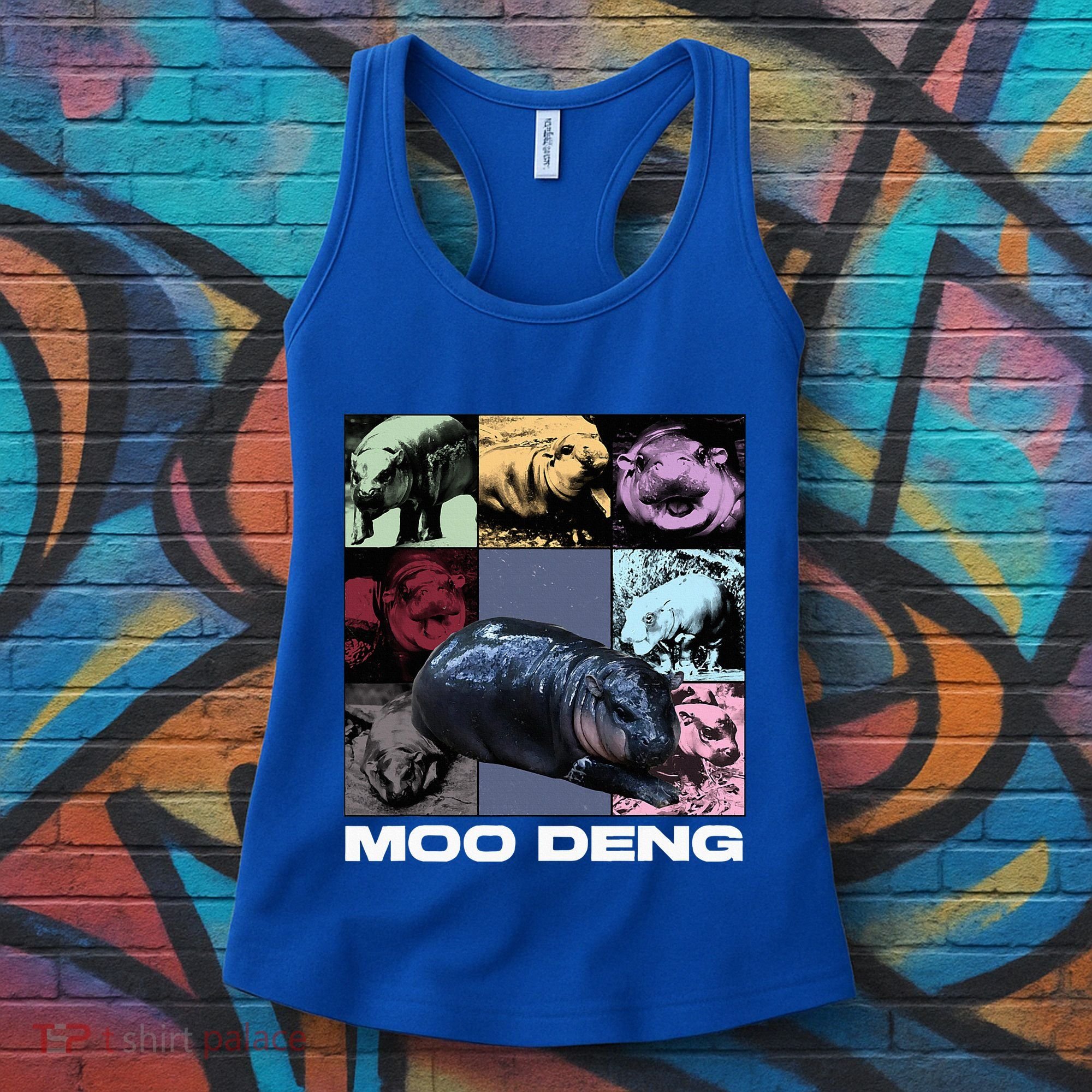 In My Moo Deng Era Funny Cute Baby Hippo Women's Tank Top