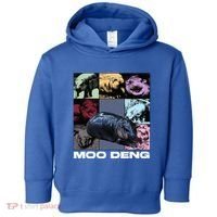 In My Moo Deng Era Funny Cute Baby Hippo Toddler Hoodie thumb 0