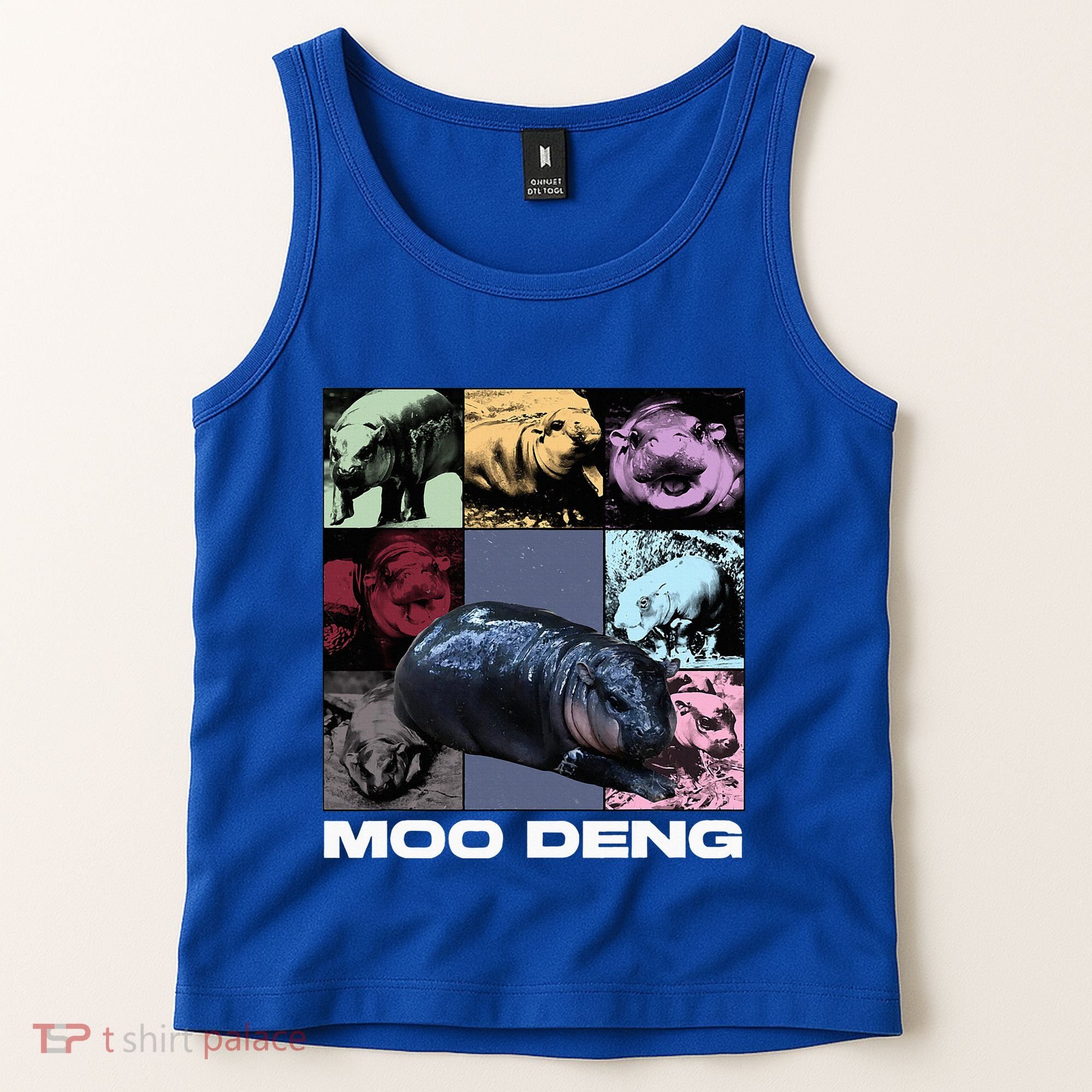 In My Moo Deng Era Funny Cute Baby Hippo Tank Top