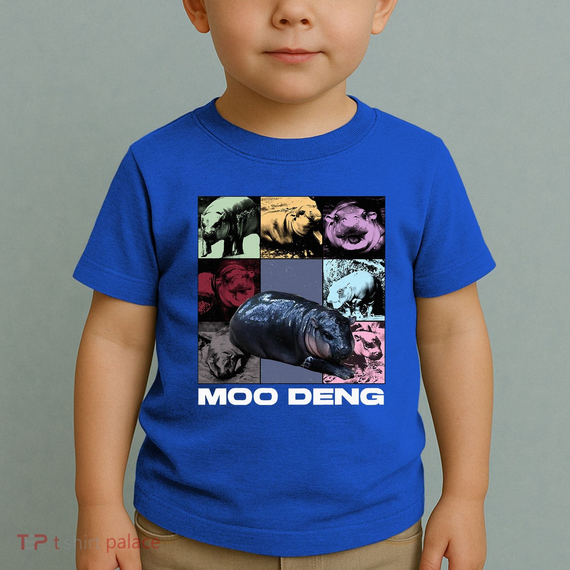 In My Moo Deng Era Funny Cute Baby Hippo Toddler T-Shirt