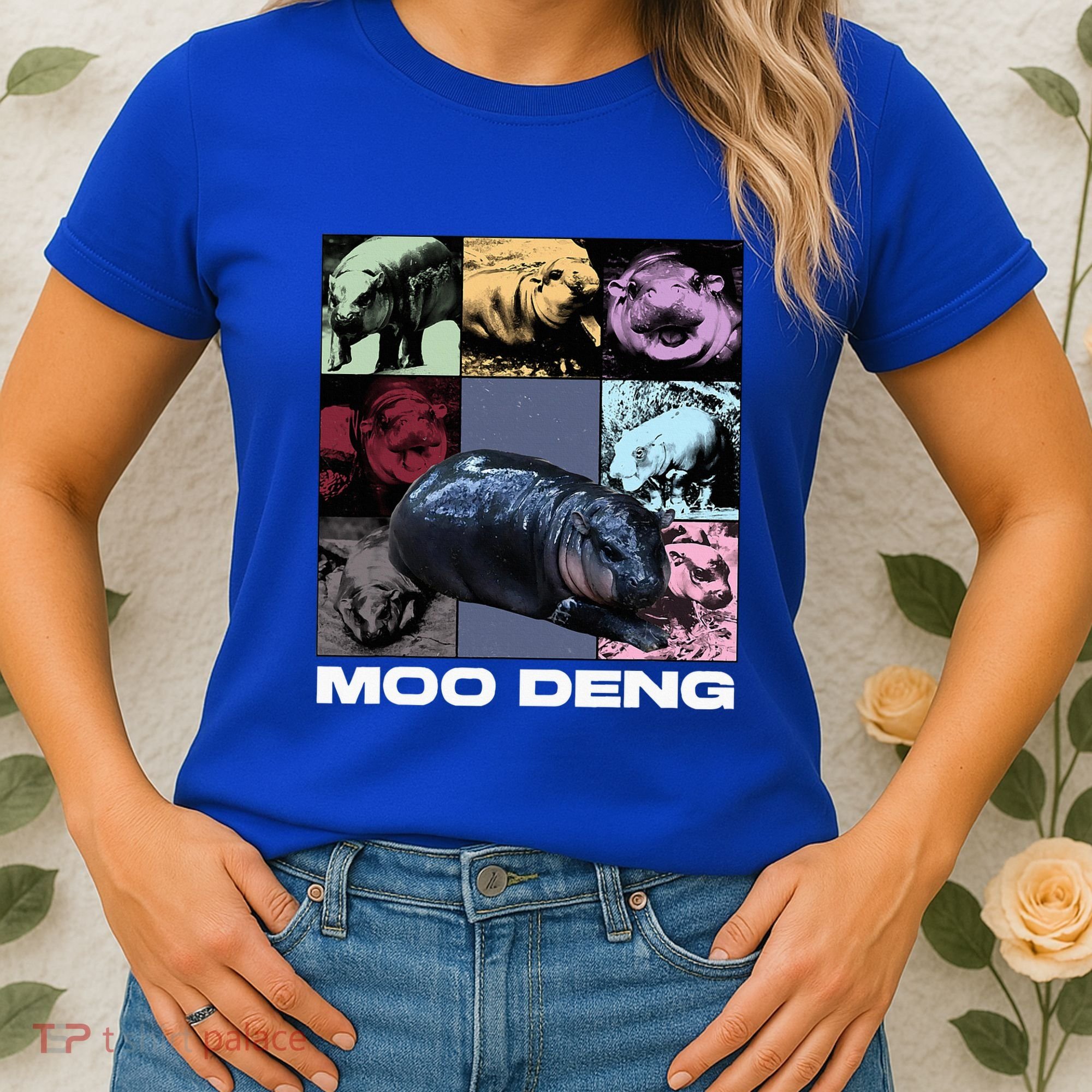 In My Moo Deng Era Funny Cute Baby Hippo Women's T-Shirt
