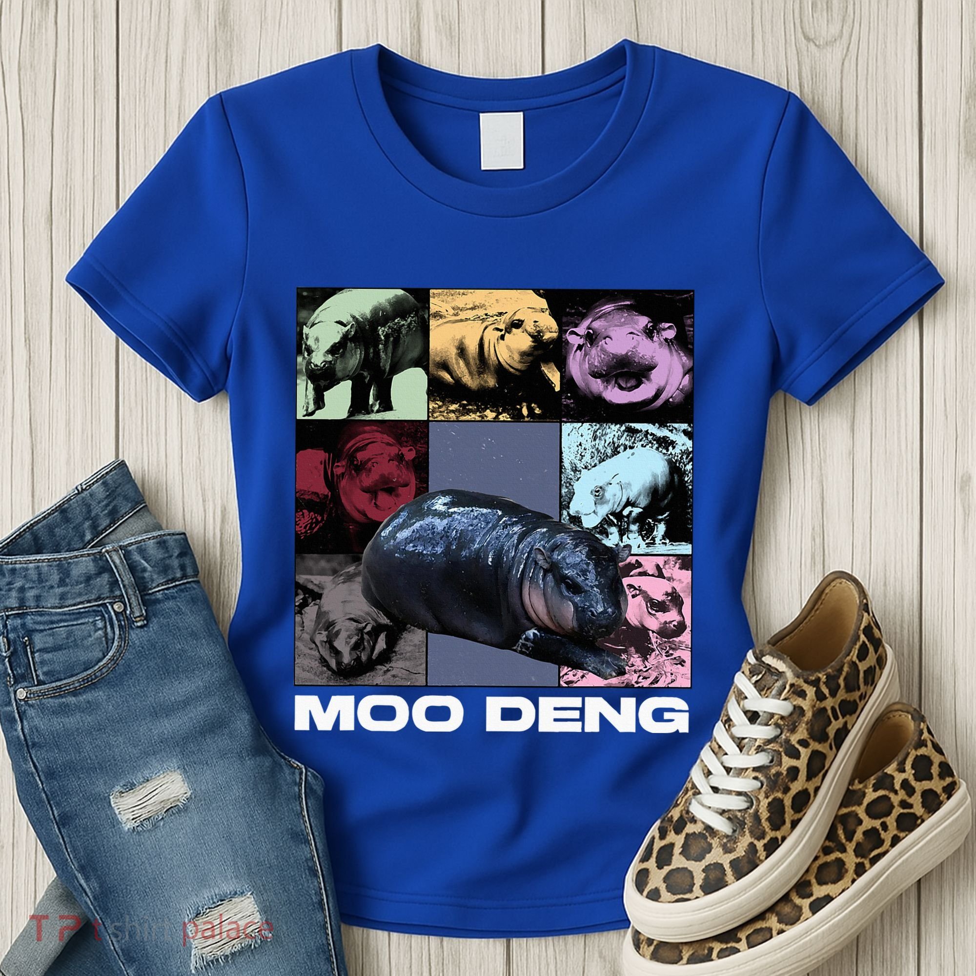 In My Moo Deng Era Funny Cute Baby Hippo Women's T-Shirt