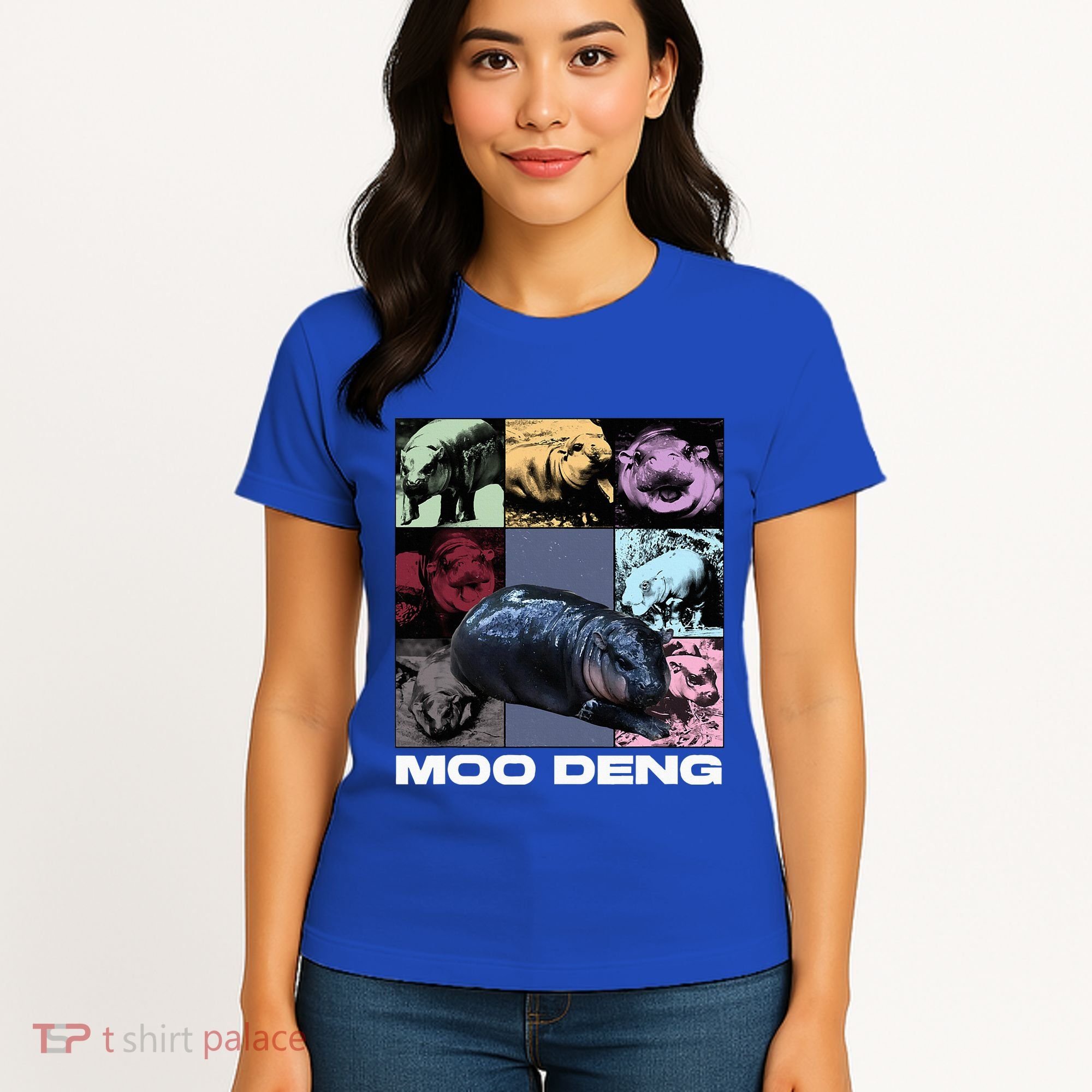 In My Moo Deng Era Funny Cute Baby Hippo Women's T-Shirt
