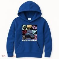 In My Moo Deng Era Funny Cute Baby Hippo Kids Hoodie thumb 0