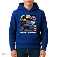 In My Moo Deng Era Funny Cute Baby Hippo Kids Hoodie thumb 4