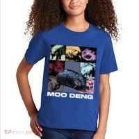 In My Moo Deng Era Funny Cute Baby Hippo Kids T-Shirt thumb 2