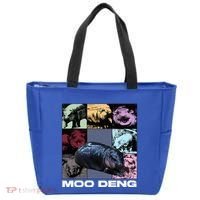 In My Moo Deng Era Funny Cute Baby Hippo Tote Bag thumb 0