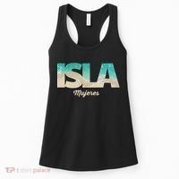 Isla Mujeres Mexico Beach Vibes Beaches Women's Tank Top thumb 0