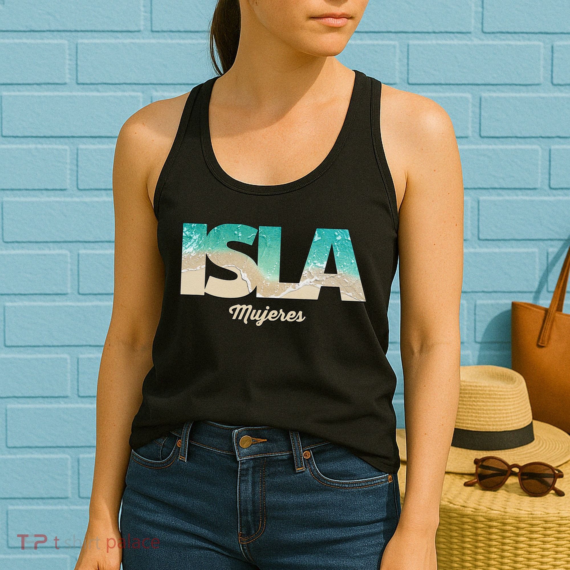 Isla Mujeres Mexico Beach Vibes Beaches Women's Tank Top