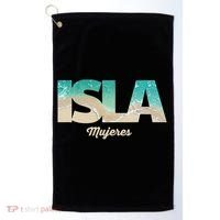 Isla Mujeres Mexico Beach Vibes Beaches Golf Towel thumb 0