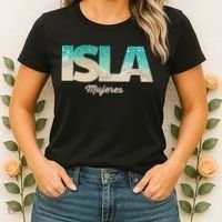 Isla Mujeres Mexico Beach Vibes Beaches Women's T-Shirt thumb 2