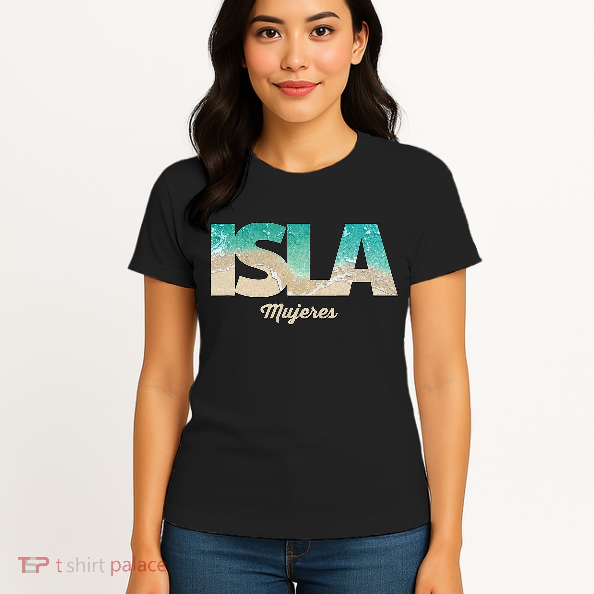 Isla Mujeres Mexico Beach Vibes Beaches Women's T-Shirt