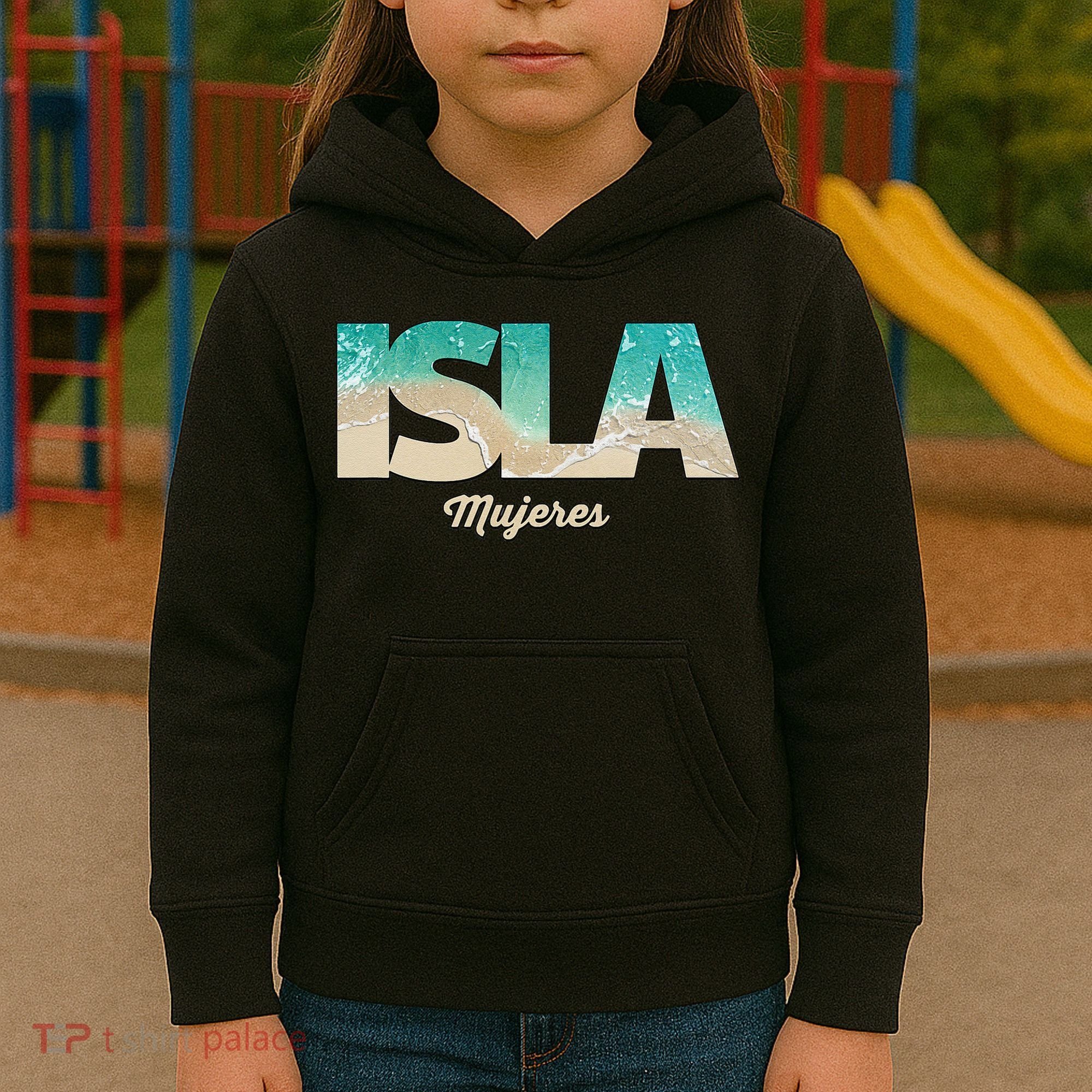 Isla Mujeres Mexico Beach Vibes Beaches Kids Hoodie