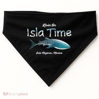 Isla Mujeres Mexico Island Near Cancun Whale Shark USA-Made Doggie Bandana thumb 0
