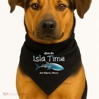 Isla Mujeres Mexico Island Near Cancun Whale Shark USA-Made Doggie Bandana thumb 1