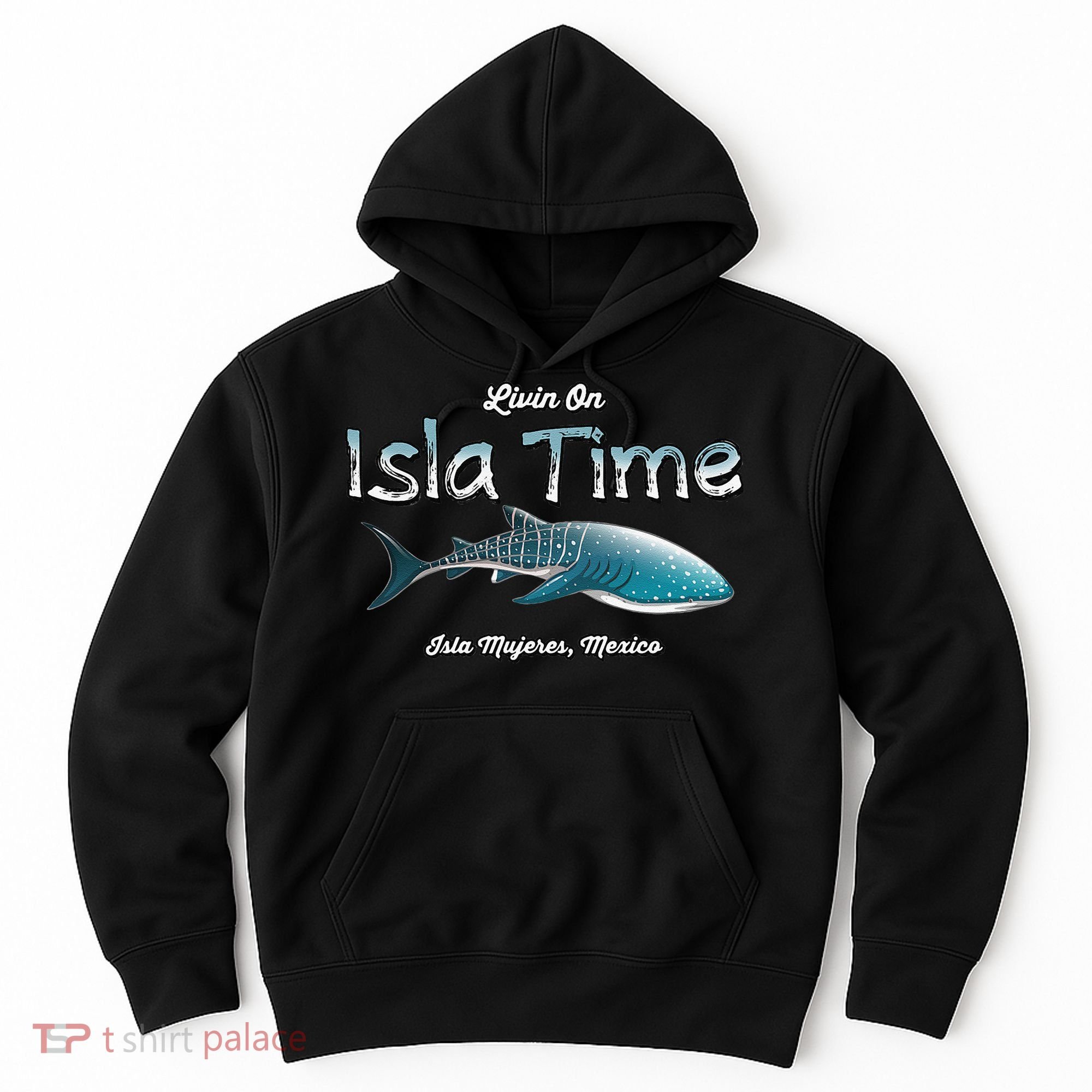 Isla Mujeres Mexico Island Near Cancun Whale Shark Hoodie