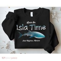 Isla Mujeres Mexico Island Near Cancun Whale Shark Sweatshirt thumb 2