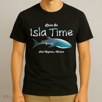 Isla Mujeres Mexico Island Near Cancun Whale Shark T-Shirt thumb 3