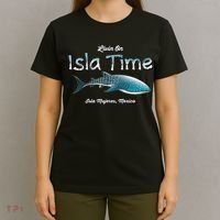 Isla Mujeres Mexico Island Near Cancun Whale Shark T-Shirt thumb 4