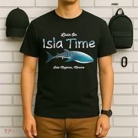 Isla Mujeres Mexico Island Near Cancun Whale Shark T-Shirt thumb 6